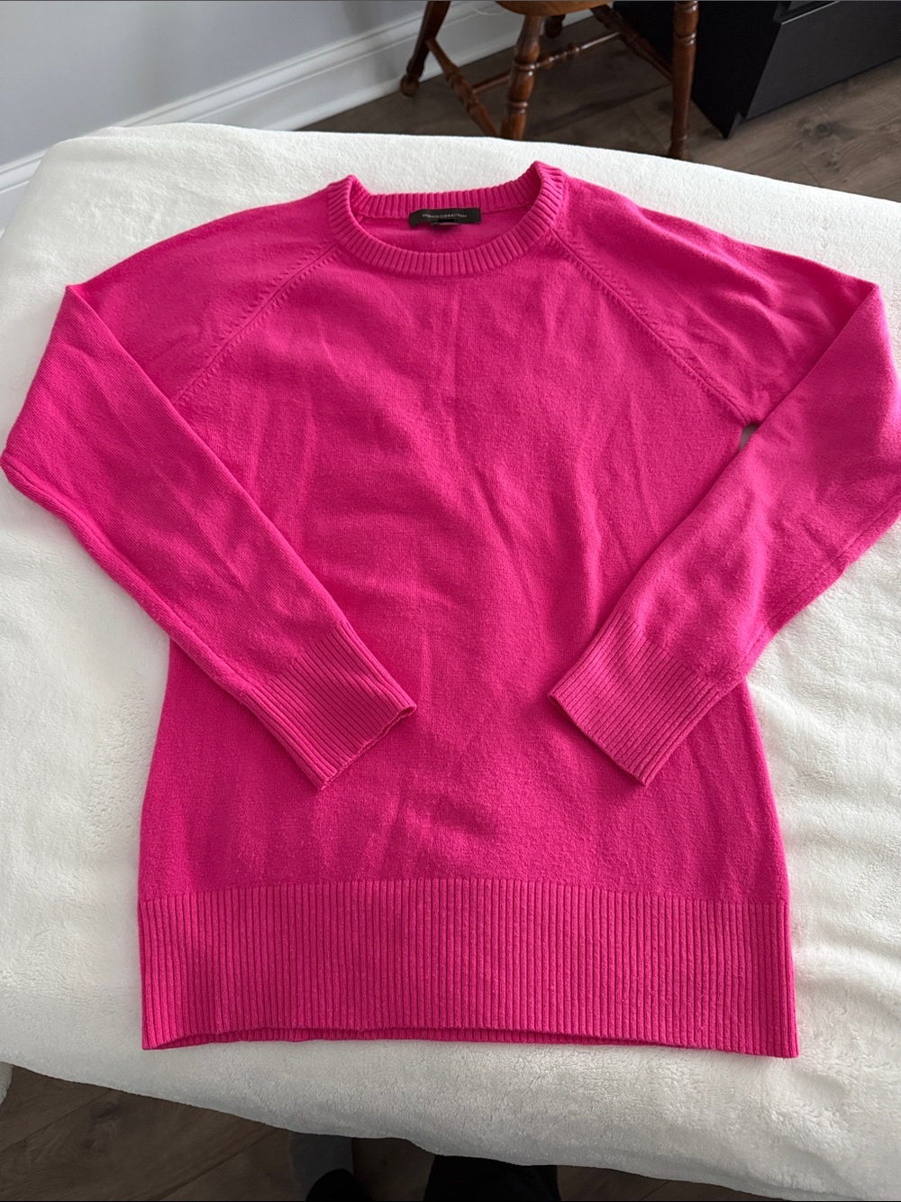 French Connection Fuchsia Crewneck Sweater